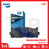 BENDIX BRAKE PAD TOYOTA CAMRY 2006-18 FRONT DB1800GCT ( 1 SET )