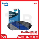 BENDIX BRAKE PAD SUZUKI GRAND VITARA 2006-17 FRONT DB1842GCT ( 1 SET )