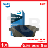 BENDIX BRAKE PAD MAZDA CX-7 , CX-9 2008-17 REAR DB1917GCT ( 1 SET )