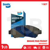 BENDIX BRAKE PAD SUZUKI APV T-II SGX (WITH ABS) 2010-21 FRONT DB1958GCT ( 1 SET )