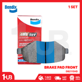 BENDIX BRAKE PAD FORD EXPLORER EDDIE BAUER 2007-12 FRONT DB2115HD ( 1 SET )