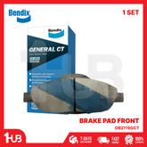 BENDIX BRAKE PAD PEUGEOT 308 2015-18 FRONT DB2119GCT ( 1 SET )