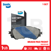 BENDIX BRAKE PAD TOYOTA VIOS , YARIS 2013-21 FRONT DB2261HD ( 1 SET )