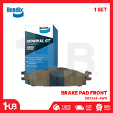 BENDIX BRAKE PAD FORD EXPLORER 2005-07 FRONT DB2346-4WD ( 1 SET )