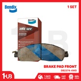 BENDIX BRAKE PAD NISSAN NP300 NAVARA 2015-22 / TERRA 2018-22 FRONT DB2374-4WD ( 1 SET )