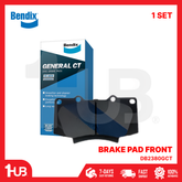 BENDIX BRAKE PAD TOYOTA FORTUNER 2016-22 FRONT DB2380GCT ( 1 SET )