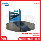 BENDIX BRAKE PAD A95K NISSAN PATROL SAFARI 1982-01 / URVAN SHUTTLE 1988-97 FRONT DB321GCT ( 1 SET )