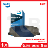 BENDIX BRAKE PAD SUZUKI JIMNY , BEAVER 1983-19 FRONT DB403GCT / A129K ( 1 SET )