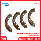 BENDIX BRAKE SHOE ASSEMBLY HONDA CITY 2009-18 / JAZZ 2009-18 DS0809 / BS5055 ( 1 SET )