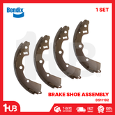 BENDIX BRAKE SHOE KIA PICANTO 2005-10 DS11192 BS5048 ( 1 SET )