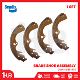 BENDIX BRAKE SHOE ASSEMBLY KIA SPORTAGE 1998-03 DS1411 / BS1775 ( 1 SET )