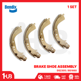 BENDIX BRAKE SHOE ASSEMBLY TOYOTA HI-LUX 4X4 1988-04 DS2305 / BS1660 ( 1 SET )