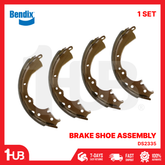 BENDIX BRAKE SHOE TOYOTA REVO 1998-05 / HI-LUX 4X2 1998-05 DS2335 BS5009 ( 1 SET )