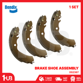 BENDIX BRAKE SHOE TOYOTA AVANZA 2007-22 DS2367 BS5027 ( 1 SET )