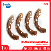BENDIX BRAKE SHOE ASSEMBLY HONDA CITY (SUBSTITUTE) 2003-08 DS5527 / BS1692 ( 1 SET )