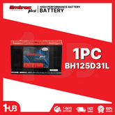 EMTRAC CAR BATTER PLATINUM 3SMF / N70L BH125D31L ( 1 PC )