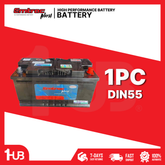 EMTRAC CAR BATTERY PLATINUM-10 DIN55 ( 1 PC )