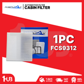 FLEETMAX CABIN FILTER HYUNDAI / KIA ACCENT 11-18, TUCSON 06-14 / CARENS 07-12, RIO 05-11, SOLUTO, STONIC 19-23, SPORTAGE 10-16 FCS9312 ( 1 PC )
