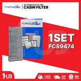 FLEETMAX CABIN FILTER NISSAN NAVARA (1PC) W/CHARCOAL 07-14 (1CAR = 2PCS) FCS9474 ( 1 SET )