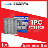 FLEETMAX CABIN FILTER TOYOTA HILUX, FORTUNER, INNOVA 05-15 W/ CHARCOAL , HIACE GRANDIA 05-19, HIACE COMMUTER, CARGO 3.0 16-23, RAIZE, VELOZ, AVANZA 22-23 FCS9526 ( 1 PC )