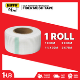HIPPO Fiber Mesh Tape – Self-Adhesive Fiberglass Mesh Tape for Wall & Drywall Repair