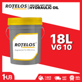 ROTELOS Hydraulic Oil ISO VG 32 Anti-Wear 18 Liter – High Performance Industrial Lubricant