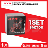 KYB SHOCK MOUNTING TOYOTA VIOS NCP42 NCP41 02-07, 1ST GEN ROBIN FRONT WITH BEARING SAM-SM7100 48609-0D080 / 333278/8 ( 1 SET )