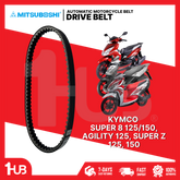 MITSUBOSHI MOTORCYCLE BELT KYMCO SUPER 8 125/150, AGILITY 125, SUPER Z 125, 150 23100-KEC4-900 DB-SMVSB4013A/01 ( 1 PC )