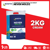 BOSTIK NEVER MOLDZ - TILE GROUT ( 2 KG )