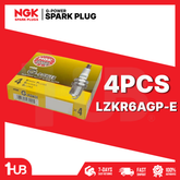 NGK SPARK PLUG HYUNDAI / KIA i30, ELANTRA 2011-18 / ACCENT 1.4 2011-14 / RIO 1.4 2012-18 LZKR6AGP-E ( 1 BOX - 4 PCS )