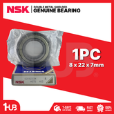 NSK BEARING 6208ZZ 8x22x7mm ( 1 PC )