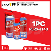 PRO99 911 RESCUE SPRAY RESCUE SPRAY MULTI-PURPOSE LUBRICANT WITH SMART SPRAYER NOZZLE CHAIN LUBE PLRS-1143