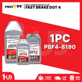 PRO99 BRAKE FLUID FASTBRAKE HIGH GRADE DOT 4 FOR CAR AND MOTORCYCLE