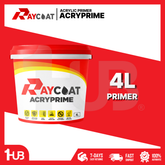 RAYCOAT ACRYPRIME ACRYLIC PRIMER FOR CONCRETE FLOORS – SEALS PORES, ENHANCES BONDING FOR WATERPROOFING SYSTEMS ( 4L )