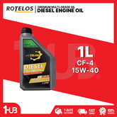 ROTELOS Heavy-Duty Diesel Engine Oil SAE 15W-40 API CF-4 1 Liter – Durable Protection for Diesel Engines