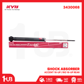 KYB SHOCK ABSORBER - GAS TYPE HYUNDAI / KIA ACCENT 16-UP / RIO 16-UP REAR 3430068 ( 1 PC )