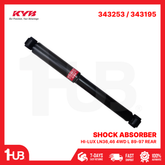 KYB SHOCK ABSORBER - GAS TYPE TOYOTA HI-LUX LN36,46 4WD L 89-97 REAR 343253 / 343195 ( 1 PC )
