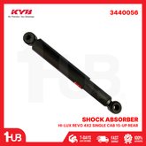 KYB SHOCK ABSORBER - GAS TYPE TOYOTA HI-LUX REVO 4X2 SINGLE CAB 15-UP REAR 3440056 ( 1 PC )