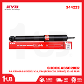 KYB SHOCK ABSORBER - GAS TYPE MITSUBISHI PAJERO GAS & DIESEL V2#, V4# (REAR COIL SPRING) 92-99 REAR 344223 ( 1 PC )
