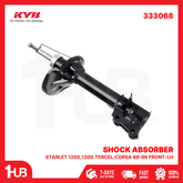KYB SHOCK ABSORBER - GAS TYPE TOYOTA STARLET 1200,1300.TERCEL,CORSA 89-96 FRONT-LH 333068 ( 1 PC )