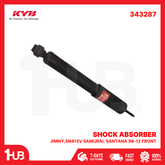 KYB SHOCK ABSORBER - GAS TYPE SUZUKI JIMNY,SN413V SAMURAI, SANTANA 98-12 FRONT 343287 G41600-81A0G ( 1 PC )