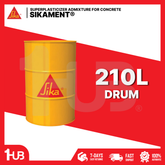 SIKA SIKAMENT NN DRUM HIGH RANGE LIQUID WATER REDUCER / SUPERPLASTICIZER ADMIXTURE FOR CONCRETE ( 210L )