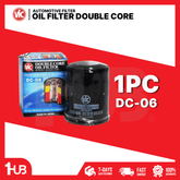 VIC OIL FILTER DOUBLE CORE (VIC) DC-06 / C-809 / C-307 MD136790 / 15400-RAF-T01 / 15400-PLC-004 HONDA / MITSUBISHI ACCORD 2.4 AT K24A 2008 DC-06 8916624 ( 1 PC )
