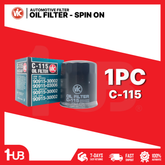 VIC OIL FILTER SPIN ON VIC C-115 TOYOTA LANDCRUISER / PRADO C-115 6689273 ( 1 PC )