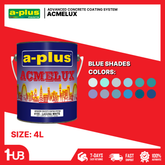 A-Plus Acmelux® Blue Paint Shades (4L) | Premium Acrylic Solvent-Based Colors