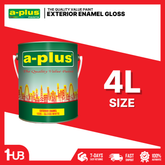 A-Plus® Exterior Enamel Gloss White (4L) | 1225