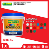 A-Plus PowerRoof® Acrylic Roofing Paint (4L) | Durable, Weather-Resistant Roof Coating