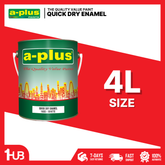 A-Plus® Quick Drying Enamel Paint Colors (4L) | High-Gloss Fast-Dry Finish