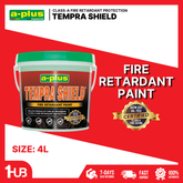 A-Plus Tempra Shield® Fire Retardant Paint Colors (4L) | Fire-Resistant Protective Coating