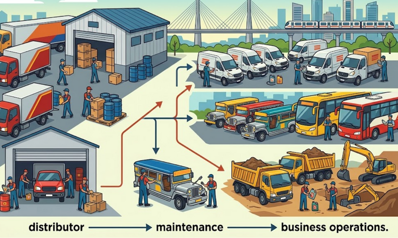 How Engine Oil Distributors in the Philippines Help Businesses Reduce Vehicle Downtime